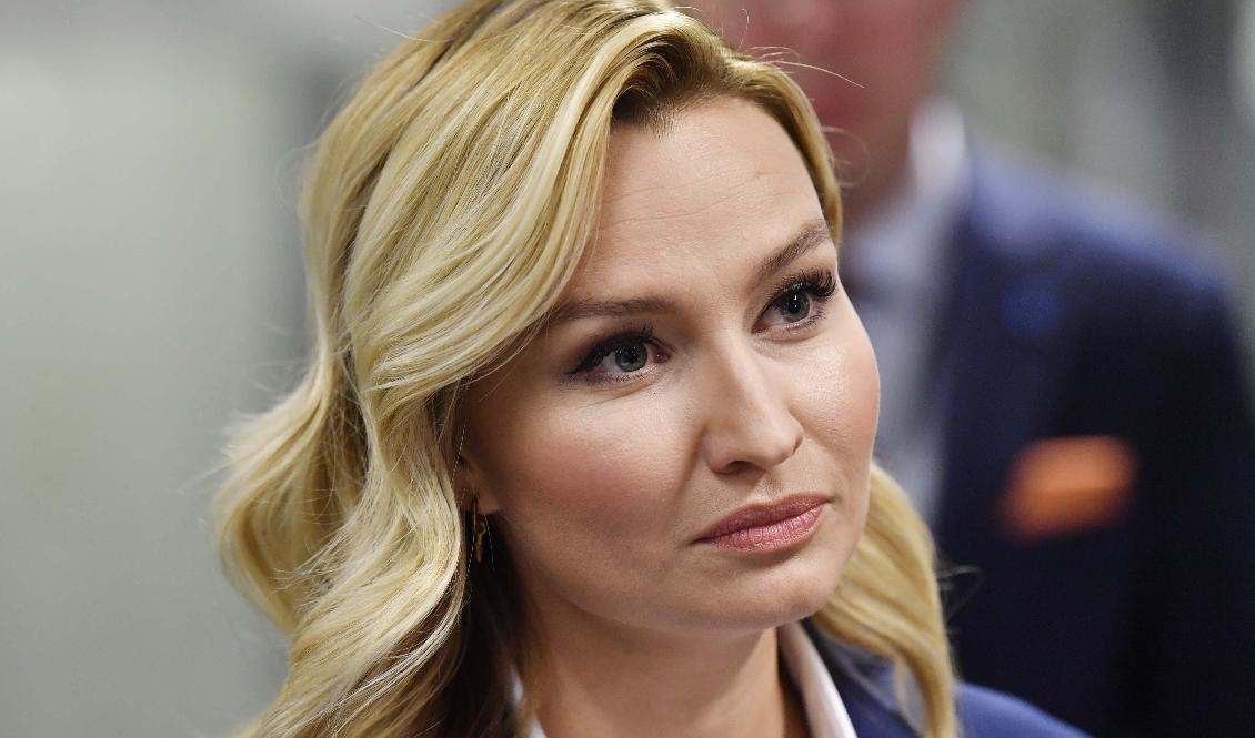 Förtroendet för Kristdemokraternas partiledare Ebba Busch rasar. Arkivbild. Foto: Jessica Gow/TT