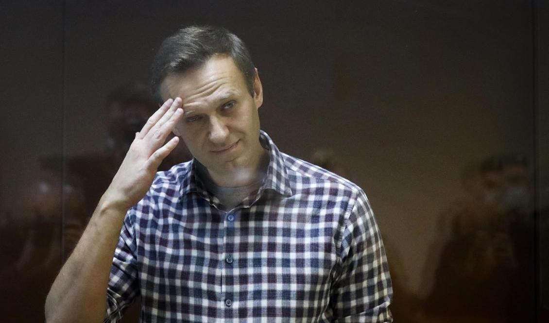 USA inför sanktioner mot ryska företrädare på grund av förgiftningen av den den ryske oppositionspolitikern Alexei Navalny förra året. Arkivbild från februari. Foto: Alexander Zemlianichenko/AP/TT