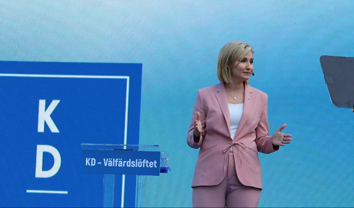 Kristdemokraterna tappar i opinionen och får 4,1 procent i en undersökning. Foto: Susanne W Lamm. Arkivbild.