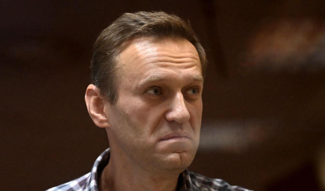 


Den ryske regimkritikern Aleksej Navalnyj vid domstolen i Moskva i Ryssland den 20 februari 2021. Foto: Kirill Kudryavtsev/AFP via Getty Images                                                                                                                                    