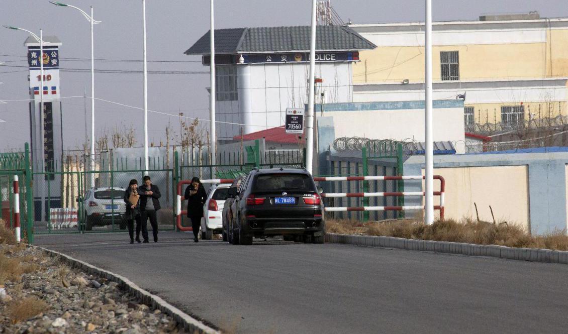 Ett av de kinesiska korrektionslägren i regionen Xinjiang. Arkivbild. Foto: Ng Han Guan/AP/TT