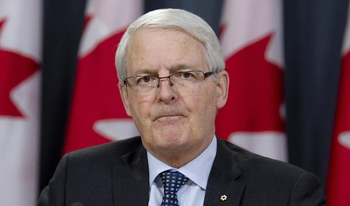 Kanadas utrikesminister Marc Garneau. Arkivbild. Foto: Adrian Wyld/AP/TT