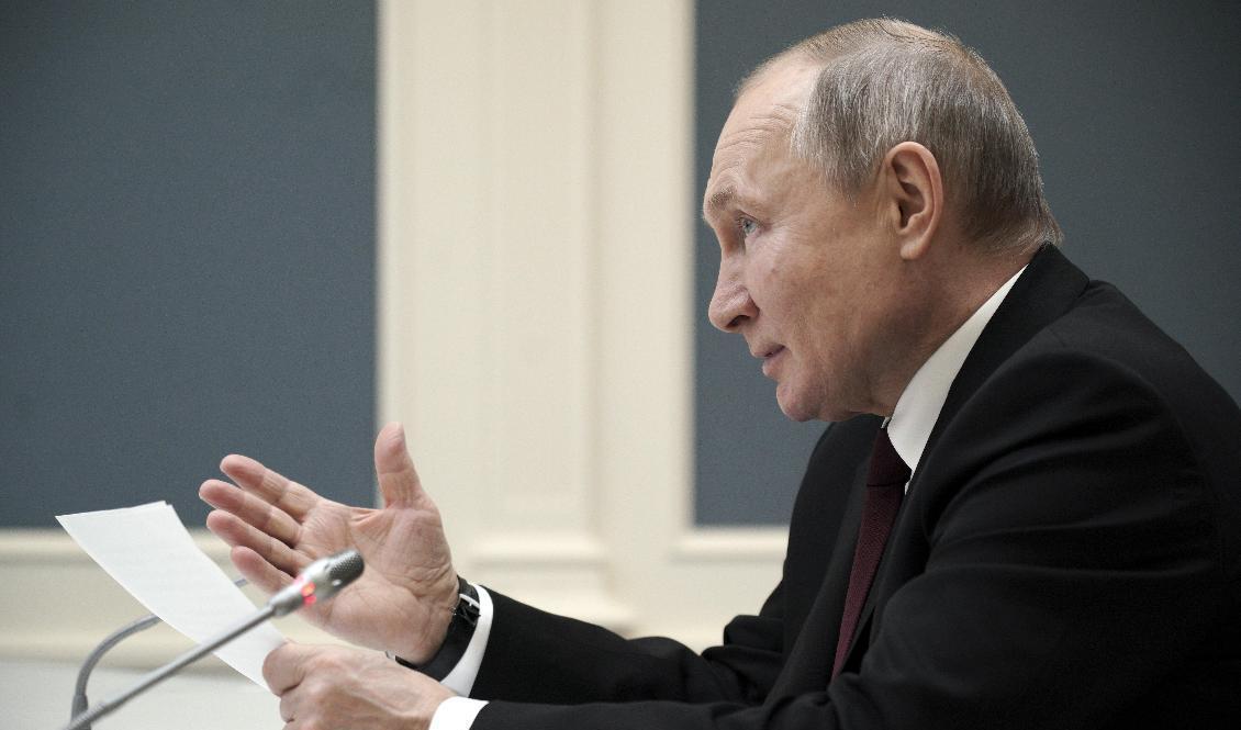 Vladimir Putin. Foto: Alexei Druzhinin/AP/TT