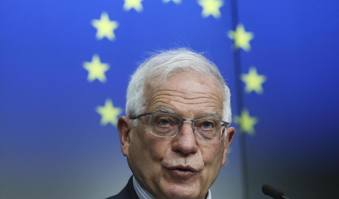 EU:s utrikeschef Josep Borrell leder samtal om relationerna till Turkiet och Ryssland inför veckans EU-toppmöte. Arkivfoto. Foto: Yves Herman/AP/TT