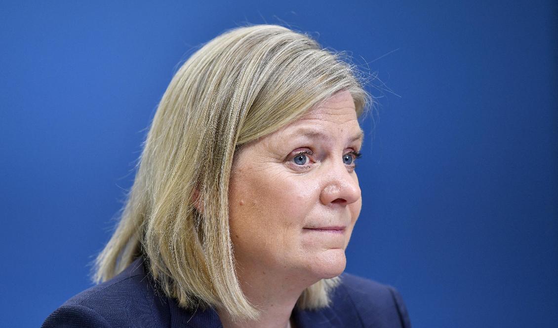 Finansminister Magdalena Andersson (S) ger besked om statens finanser. Arkivbild. Foto: Jessica Gow/TT