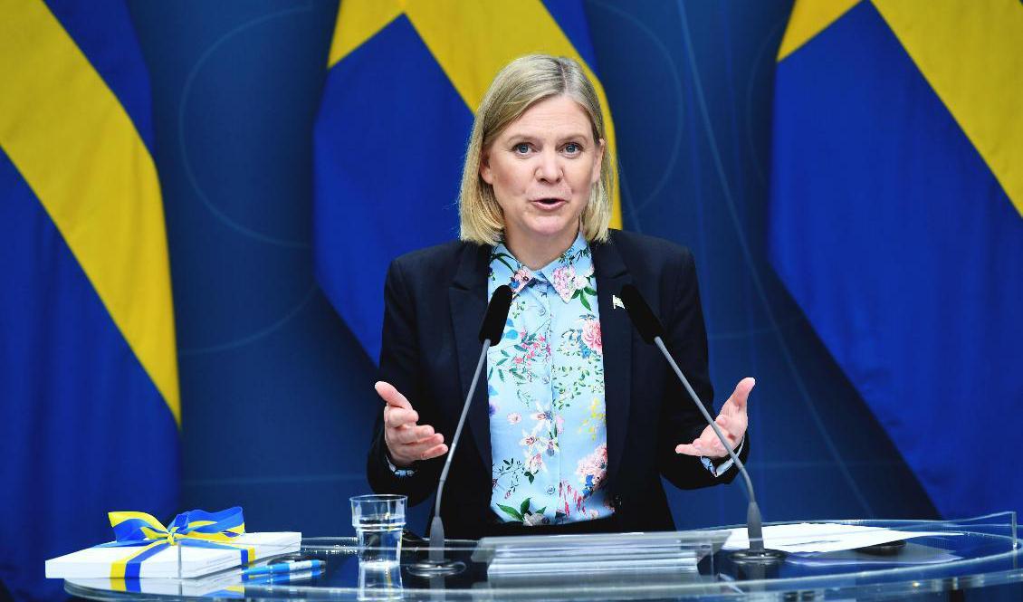 
Finansminister Magdalena Andersson (S) presenterar vårbudgeten i dag. Foto: Fredrik Sandberg/TT                                            