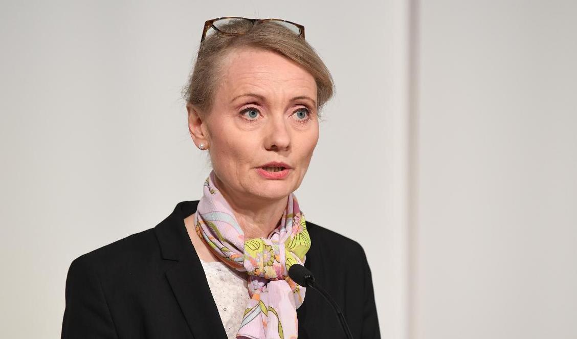 Karin Tegmark Wisell, avdelningschef på Folkhälsomyndigheten. Arkivbild. Foto: Fredrik Sandberg /TT