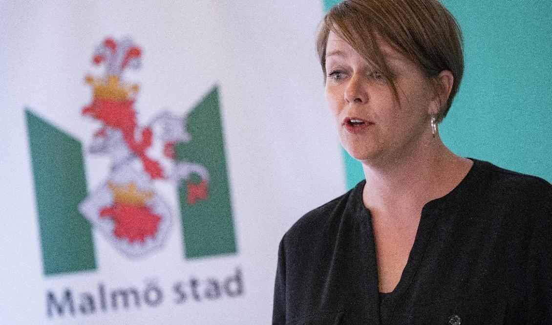 Katrin Stjernfeldt Jammeh, kommunstyrelsens ordförande i Malmö, sågar lagen. Arkivbild. Foto: Johan Nilsson/TT