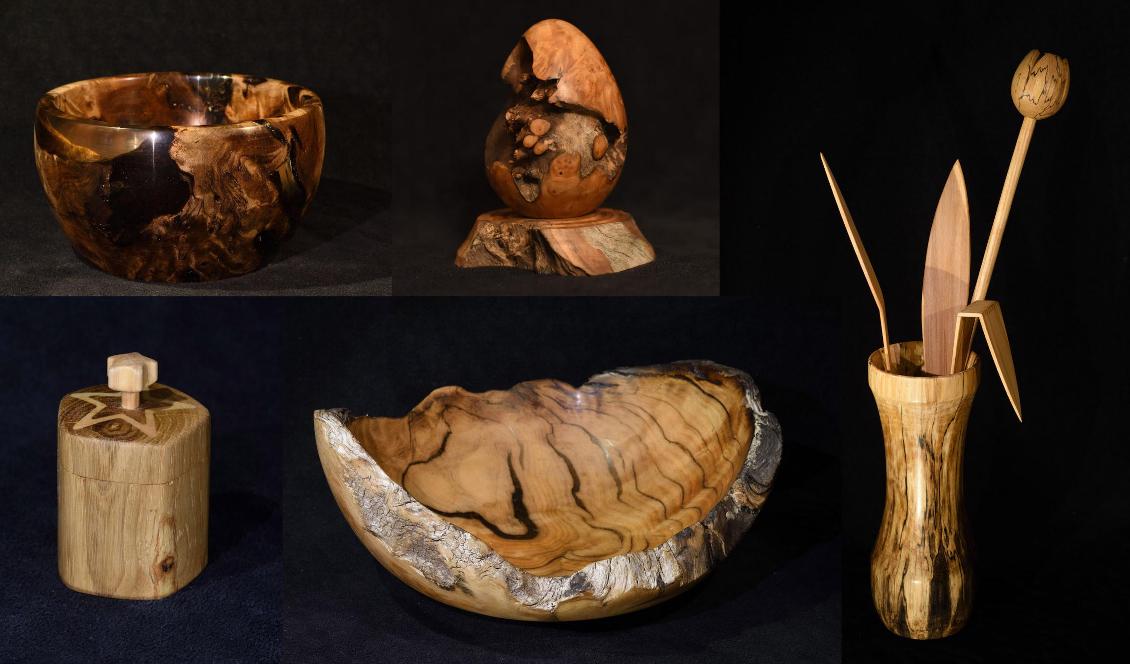 Skålar, ägg, prydnader och burkar. Per Magnussons skapar sina alster med hjälp av traditionella tekniker och modern teknik. Foto: Per Magnusson