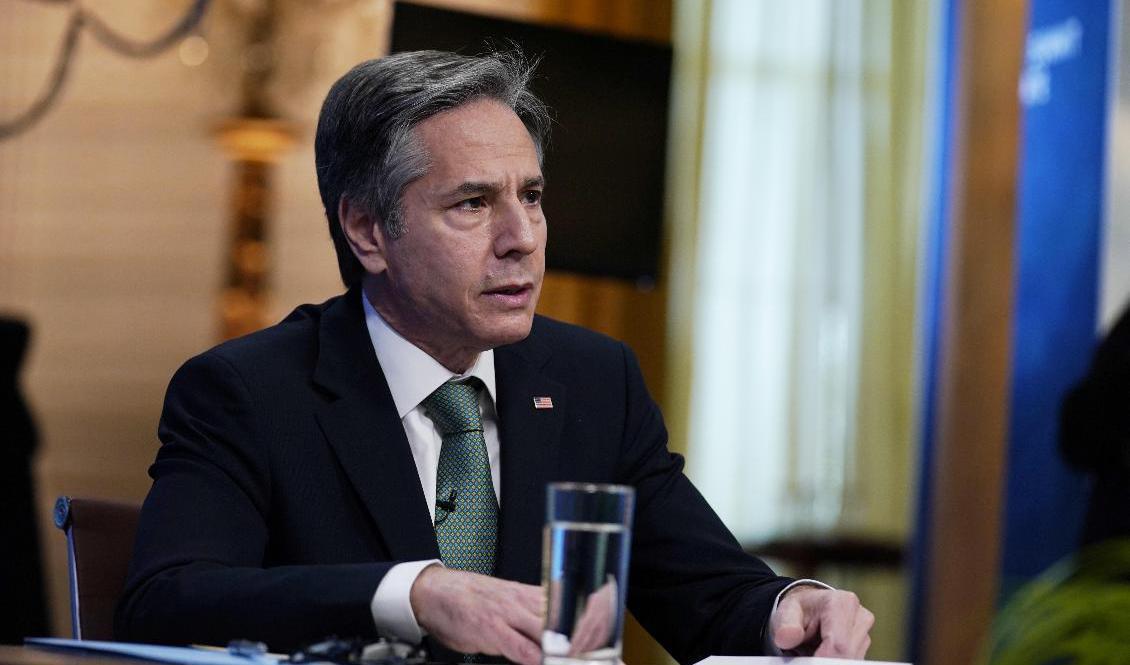 USA:s utrikesminister Antony Blinken. Arkivbild. Foto: Evan Vucci/AP/TT