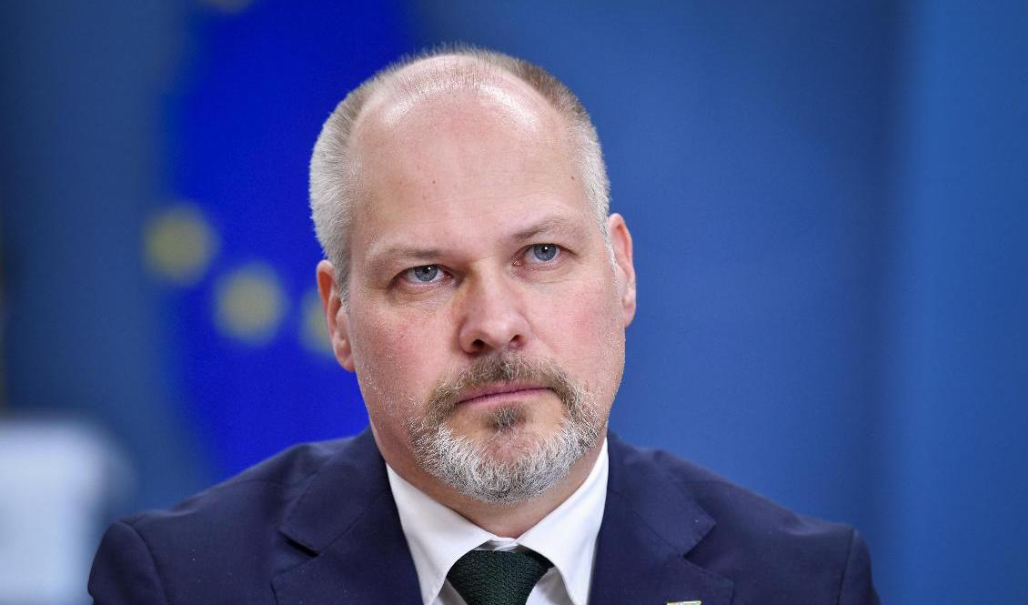 Justitie- och migrationsminister Morgan Johansson (S) får nej från riksdagen på förslagen om lättnader i gymnasielagen för ensamkommande som vill få permanent uppehållstillstånd. Arkivbild. Foto: Jessica Gow/TT