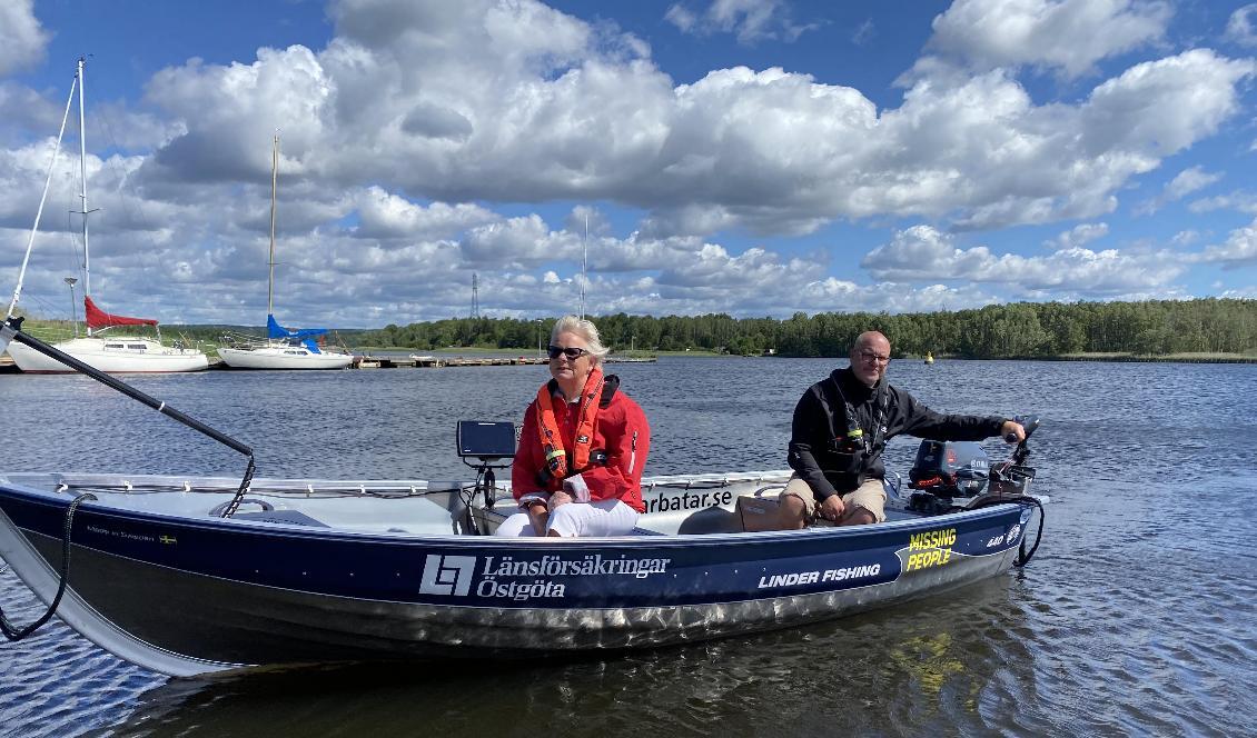 

Missing People region Öst har fått en båt för att effektivisera och utvidga sökinsatserna. Foto: Anna Runesson/Missing People                                                                                        