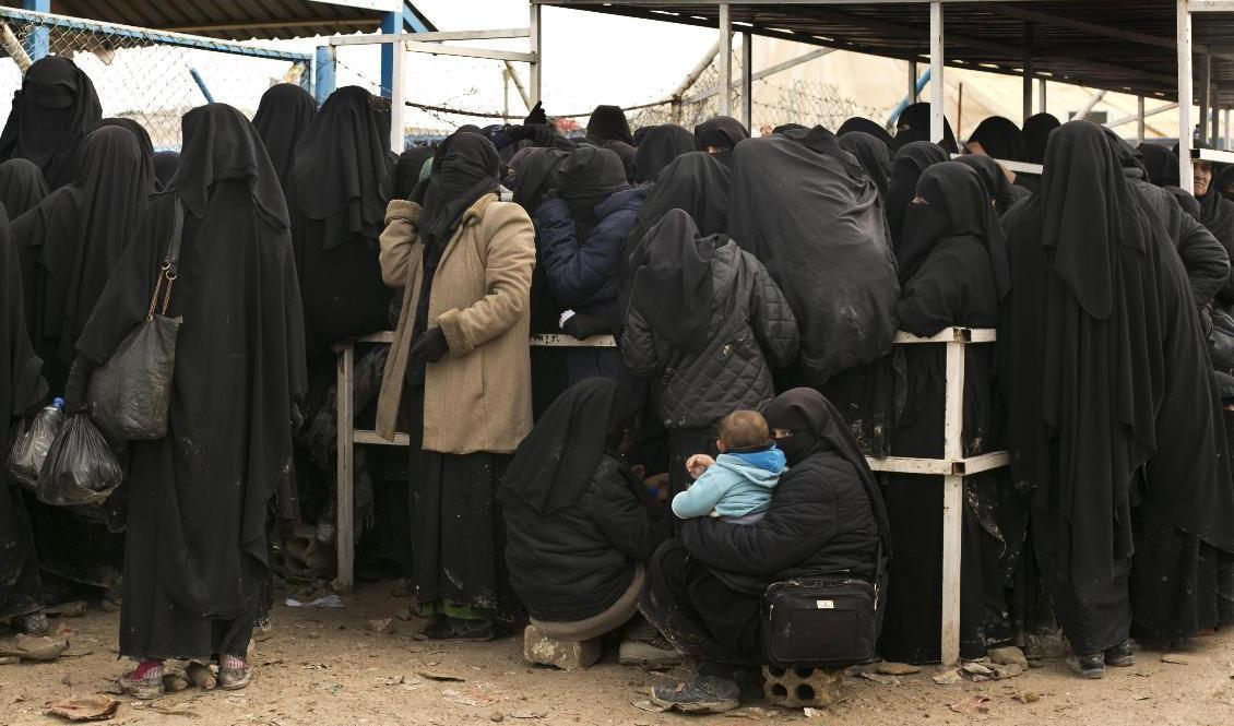 
Europarådets medlemmar uppmanas ta hem medborgare som stridit för eller stöttat IS från syriska fånglänger som al-Hol. Särskilt barnen måste prioriteras, enligt rådets människorättskommissionär. Arkivbild. Foto: Maya Alleruzzo/AP/TT                                            