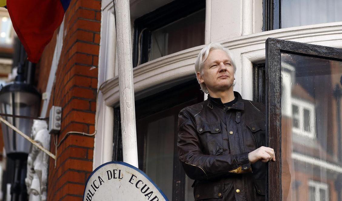 Julian Assange. Arkivbild. Foto: Frank Augstein/AP/TT