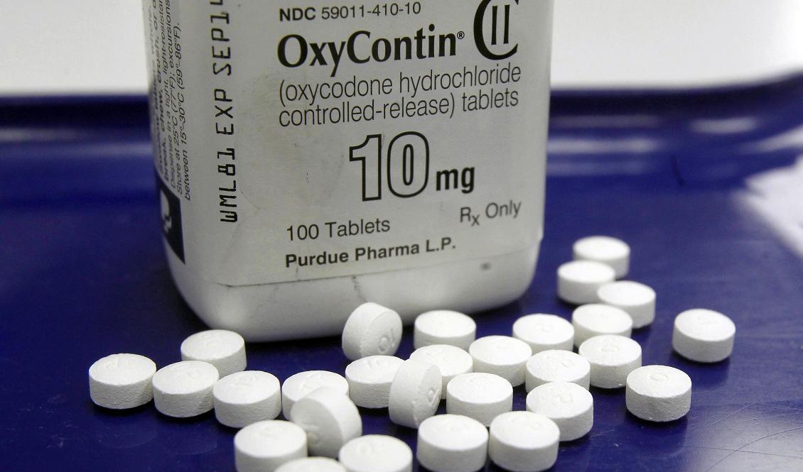 Flera läkemedelsbolag stäms av delstater som drabbats av opioidkrisen. Arkivbild. Foto: Toby Talbot/AP/TT