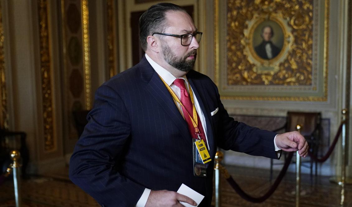 Jason Miller, tidigare rådgivare åt USA:s tidigare president Donald Trump. Foto: Andrew Harnik - Pool/Getty Images
