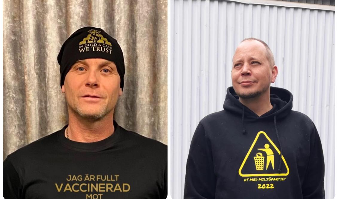 Anders Sydborg och Peder Blohm Bokenhielm driver stora svenska Facebookgrupper som arbetar för en förändring i samhället. Foto: Privat