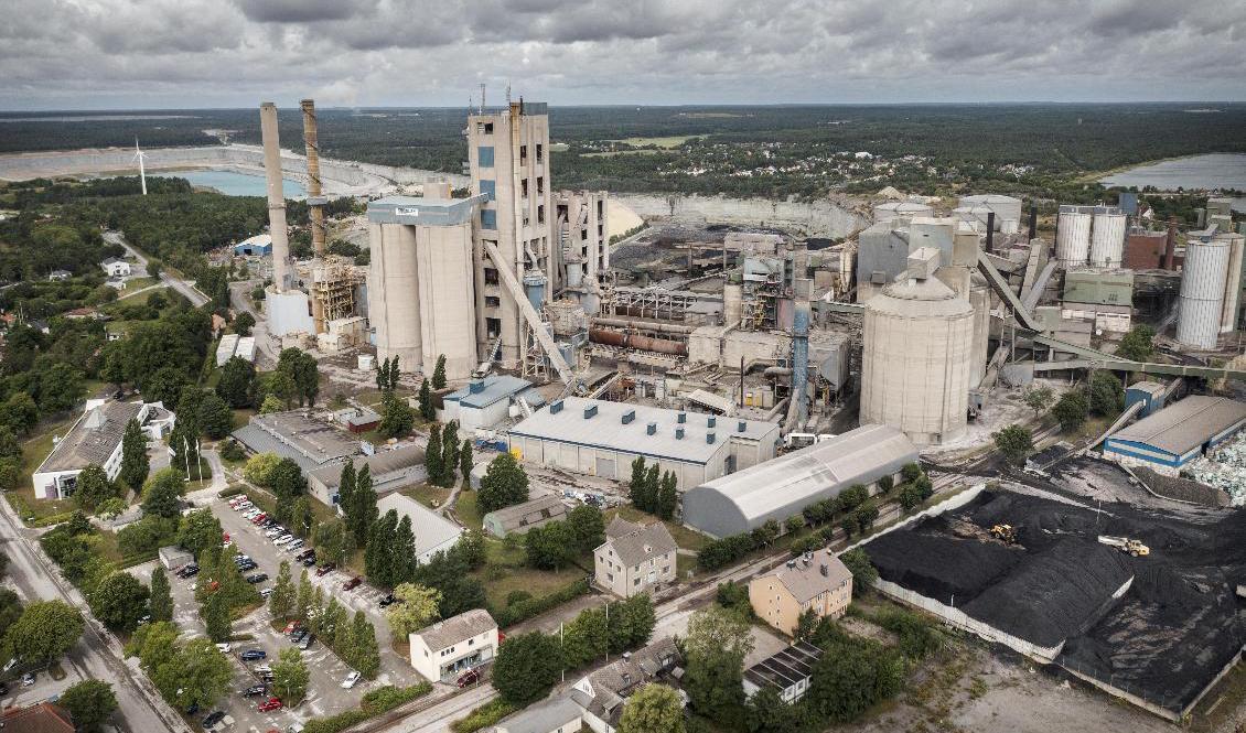 Cementas fabrik i Slite på Gotland. Arkivbild. Foto: Karl Melander/TT