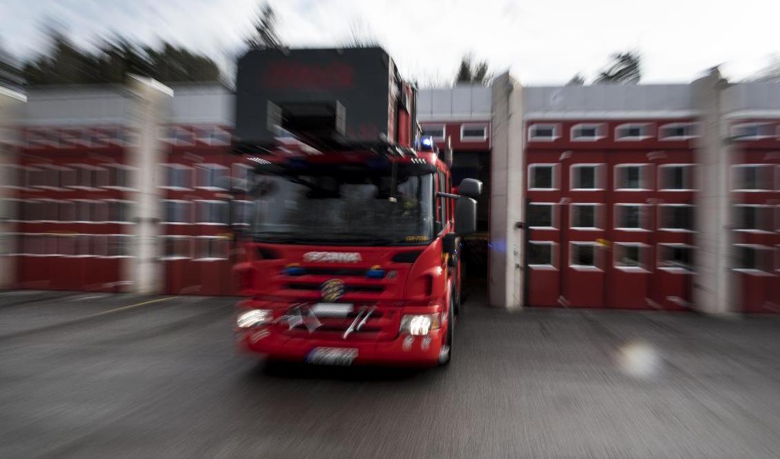 En bilverkstad har förstörts i en kraftig brand. Arkivbild. Foto: Pontus Lundahl/TT