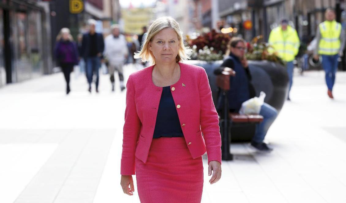 Finansminister Magdalena Andersson (S) har blivit nominerad av S-distriktet Skåne. Arkivbild. Foto: Johan Jeppsson/TT