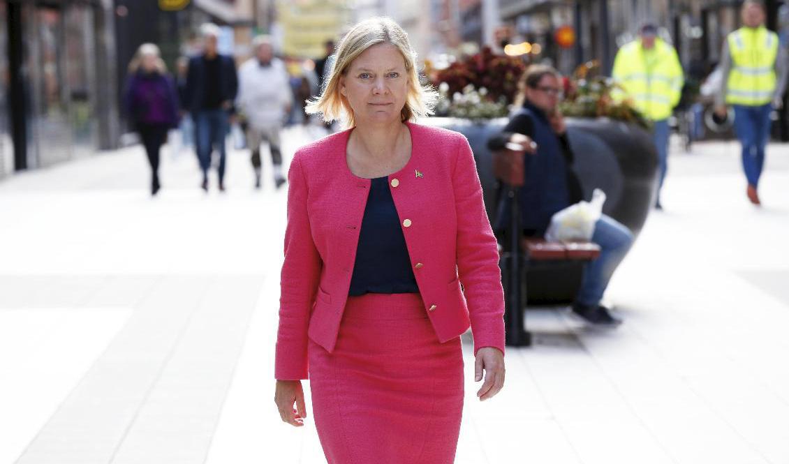 Socialdemokraterna i Värmland ställer sig bakom finansminister Magdalena Andersson som ny partiledare. Arkivbild. Foto: Johan Jeppsson/TT