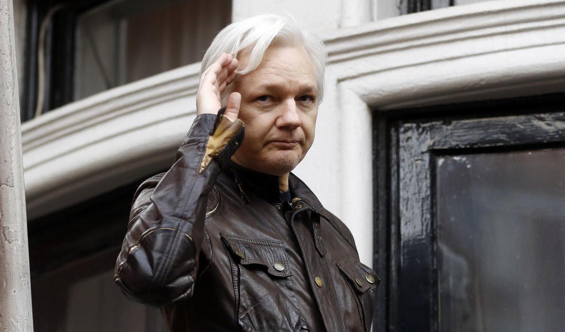 Julian Assange. Arkivbild. Foto: Frank Augstein/AP/TT