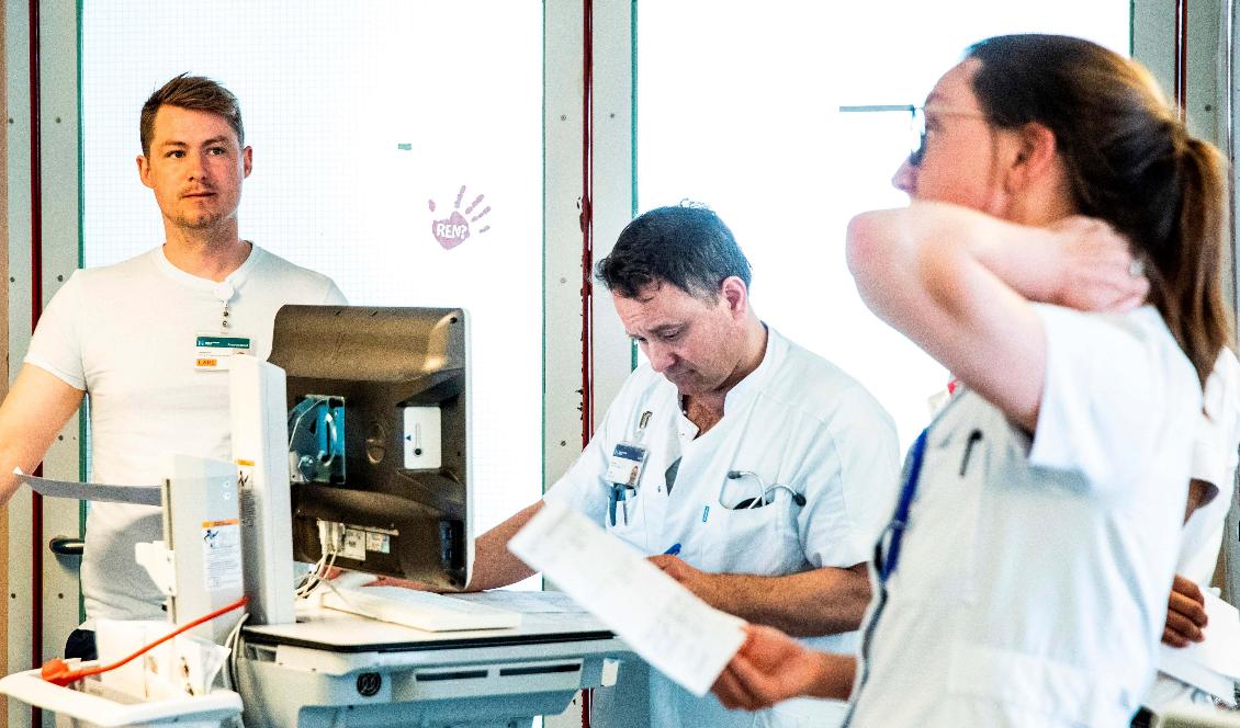 Forskarna rekommenderar att sjukvården noggrant övervakar patienter med fetma som drabbas av covid-19. Foto: Olafur Steinar Gestsson/AFP via Getty Images