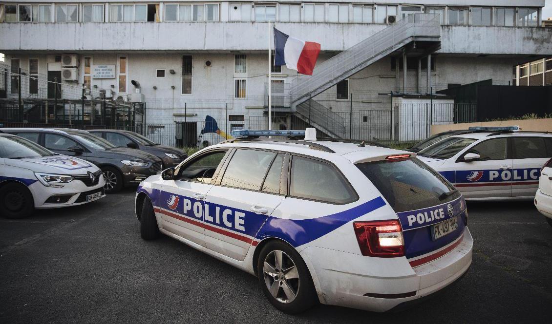 Attacken ägde rum utanför en polisstation i Cannes tidigt på måndagsmorgonen. Bilden är från ett annat tillfälle. Foto: Lewis Joly/AP/TT
