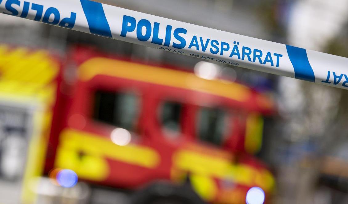 En omfattande brand har under natten rasat i Skrea Motell i Falkenberg. Arkivbild. Foto: Johan Nilsson/TT