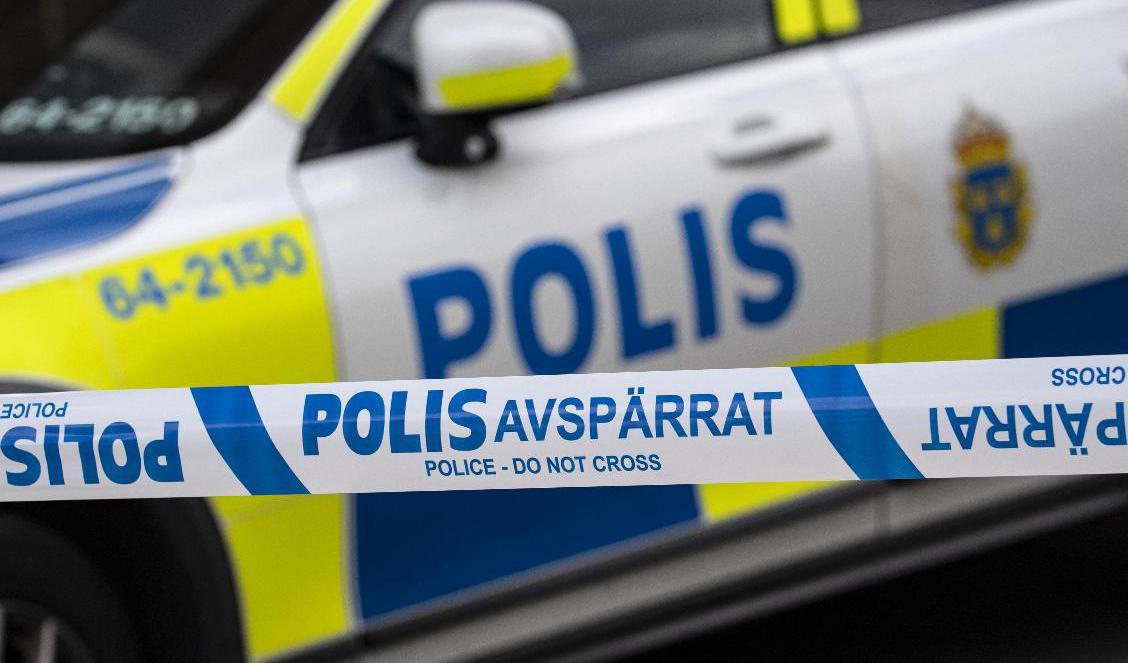 En man har skjutits i ena armen vid ett polisingripande. Arkivbild. Foto: Johan Nilsson/TT