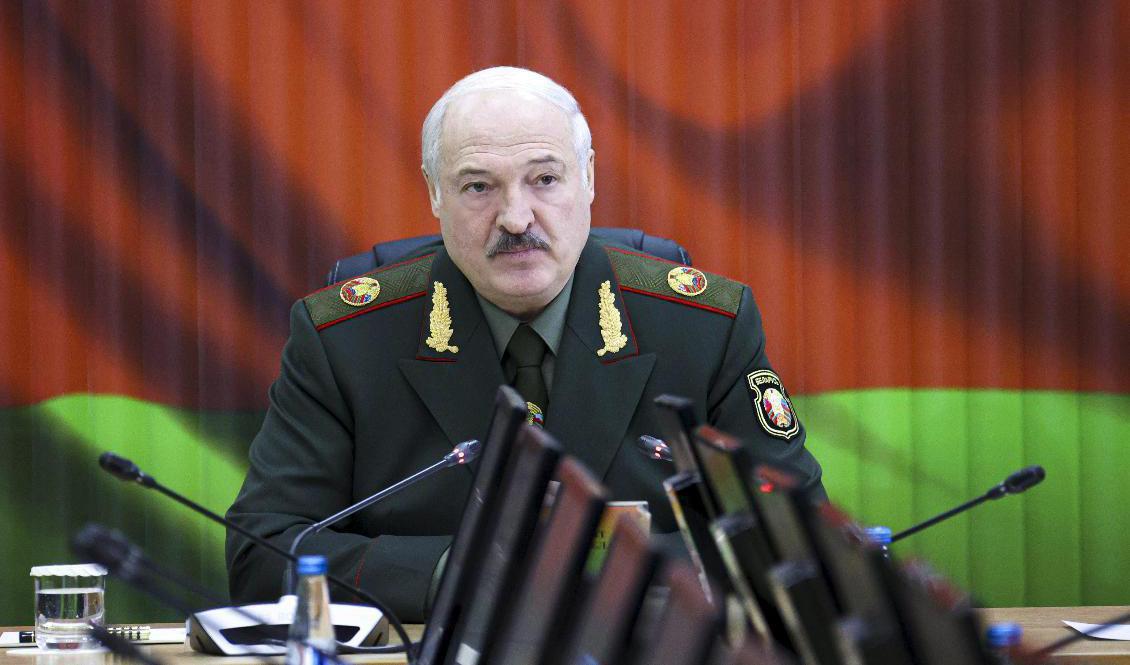 Belarus president Alexander Lukasjenko har haft makten sedan 1994. Arkivbild. Foto: Nikolay Petrov/AP/TT