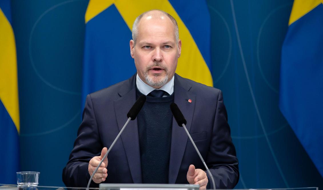 Justitie- och inrikesminister Morgan Johansson (S). Foto: Magnus Liljegren/Regeringskansliet