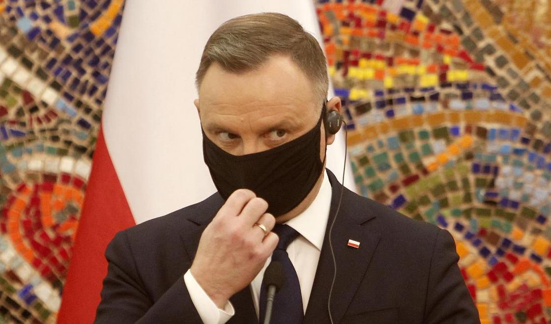 Polens president Andrzej Duda. Arkivbild från november i fjol. Foto: Boris Grdanoski/AP/TT