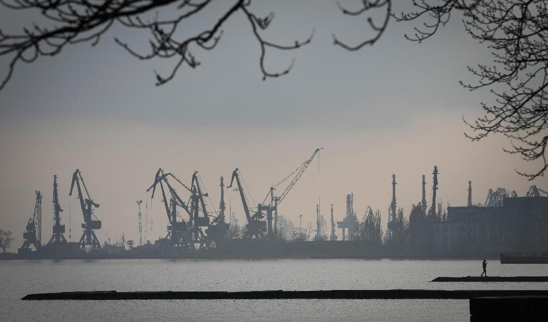 Staden Mariupol vid Svarta havet uppges vara "blockerad" av ryska soldater. Arkivbild. Foto: Sergei Grits/AP/TT