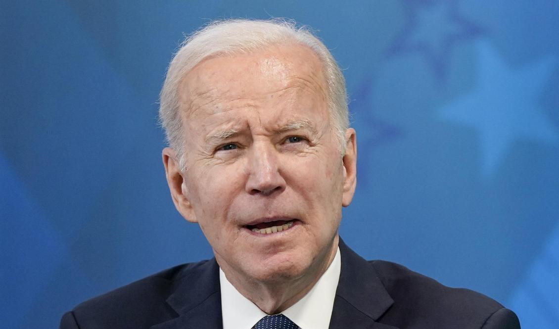 
USA:s president Joe Biden får inte åka till Ryssland. Arkivbild. Foto: Patrick Semansky/AP/TT                                            