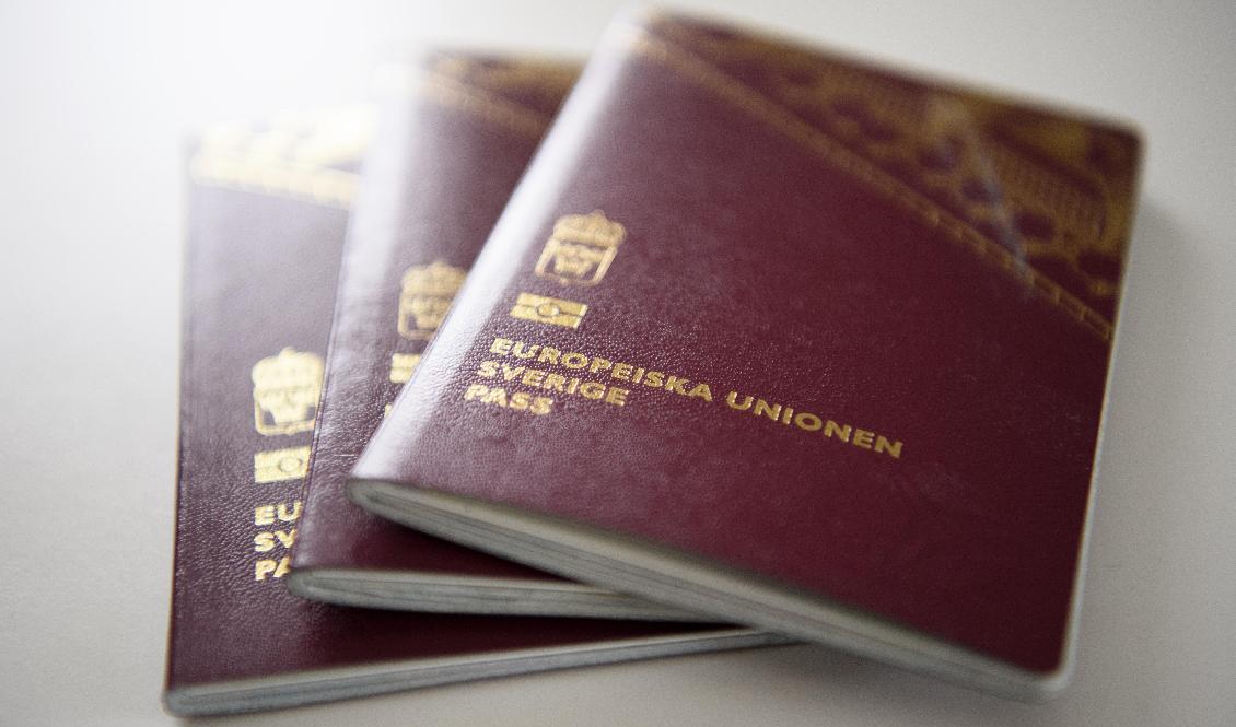 Kötiderna för att skaffa ett nytt pass har blivit väldigt långa. Arkivbild. Foto: Henrik Montgomery/TT