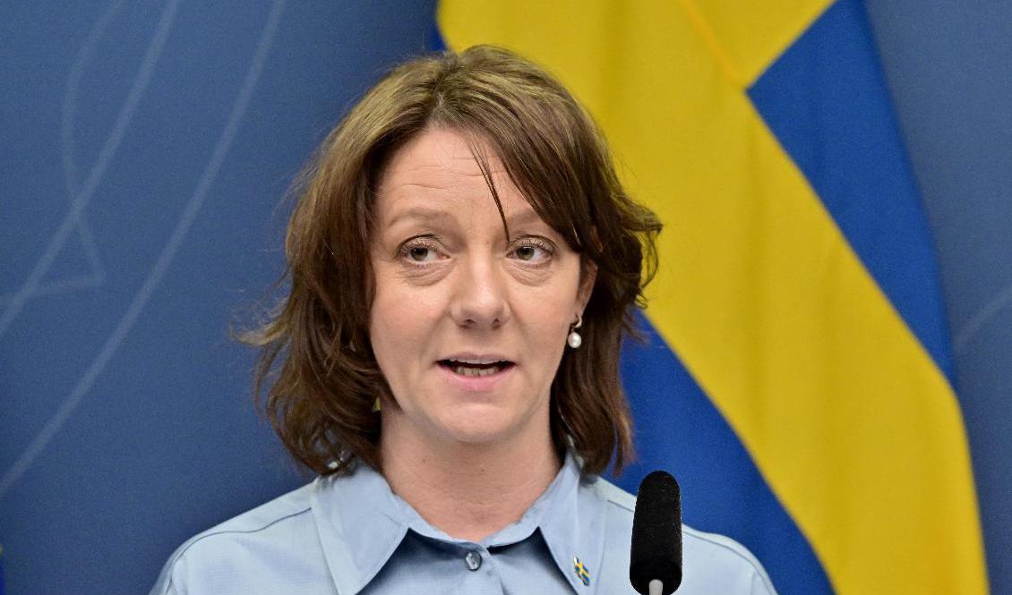 Biståndsminister Matilda Ernkrans (S). Foto: Jonas Ekströmer/TT