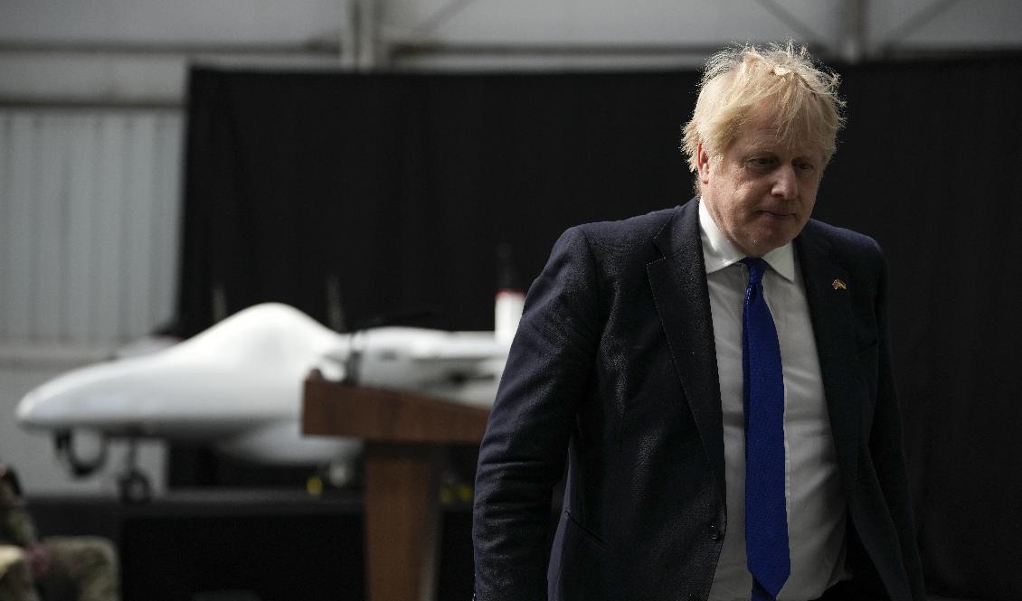 Storbritanniens premiärminister Boris Johnson får inte komma till Ryssland. Arkivbild. Foto: Matt Dunham/AP/TT