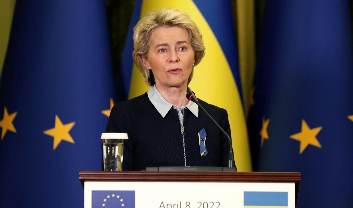 EU-kommissionens ordförande Ursula von der Leyen. Arkivbild. Foto: Adam Schreck/AP/TT