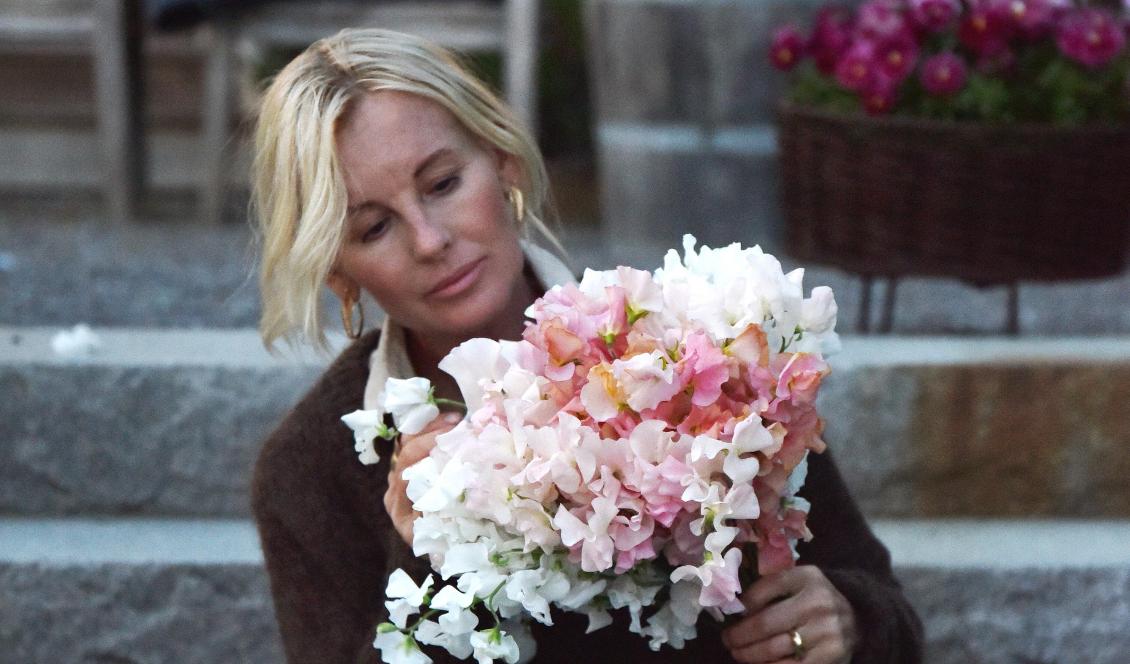 Victoria Skoglund, trädgårdsmästare och ägare av Zetas handelsträdgård. Foto: Privat