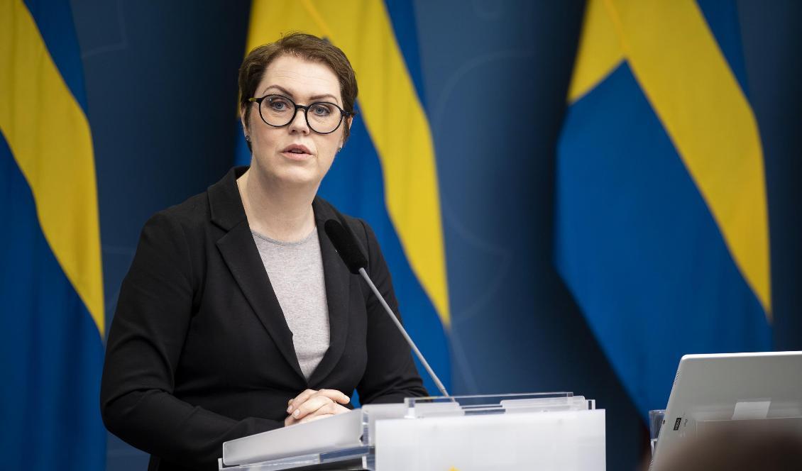 Socialminister Lena Hallengren (S). Foto: Ninni Andersson/Regeringskansliet