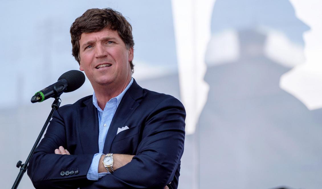 Journalisten Tucker Carlson är tillbaka på Twitter. Foto: Janos Kummer/Getty Images
