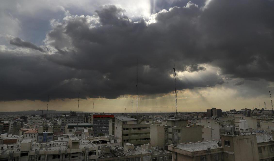 Irans huvudstad Teheran. Arkivbild. Foto: Vahid Salemi/AP/TT
