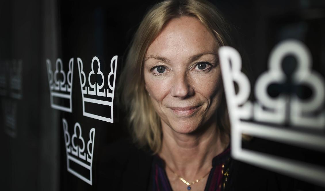 Karolina Ekholm, riksgäldsdirektör och chef för Riksgäldskontoret. Arkivbild. Foto: Stina Stjernkvist/SvD/TT