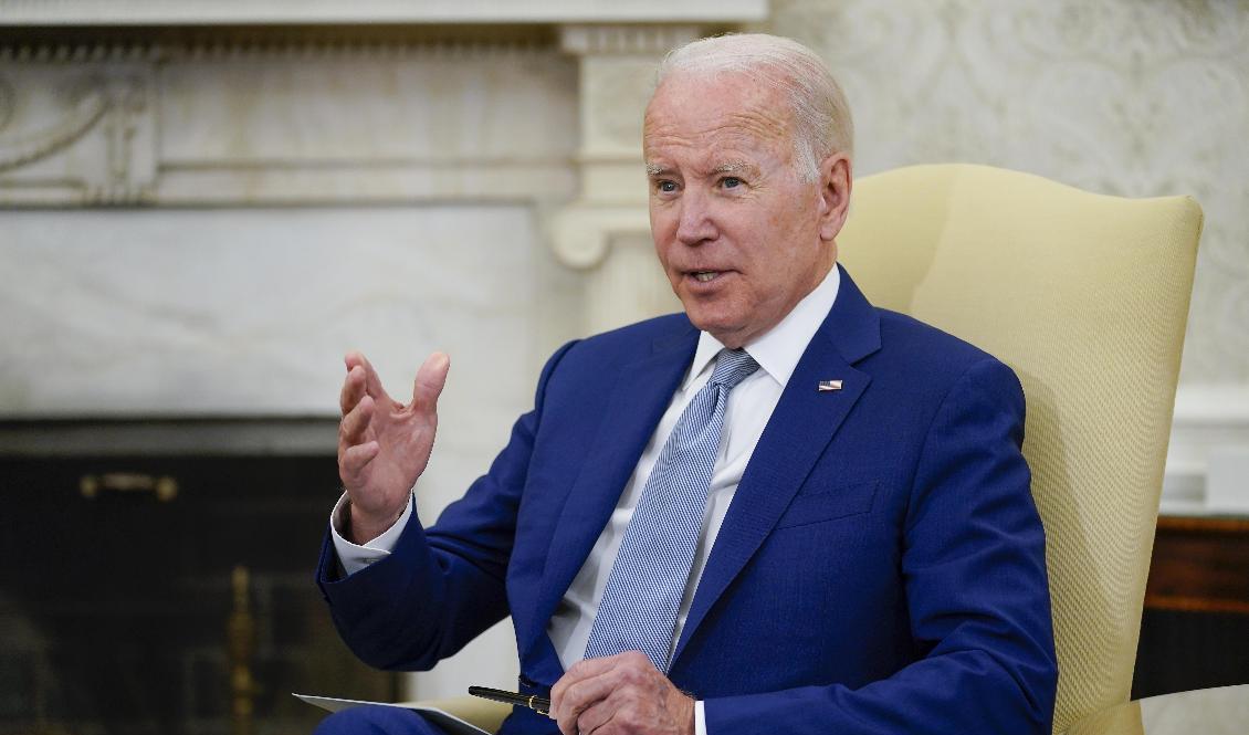 USA:s president Joe Biden. Arkivbild. Foto: Evan Vucci/AP/TT