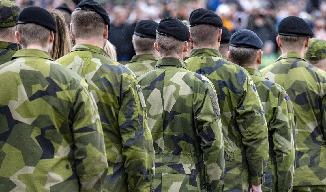 Försvarsmakten utökar både personalstyrkan och sitt materielbestånd. Arkivbild. Foto: Johan Nilsson/TT