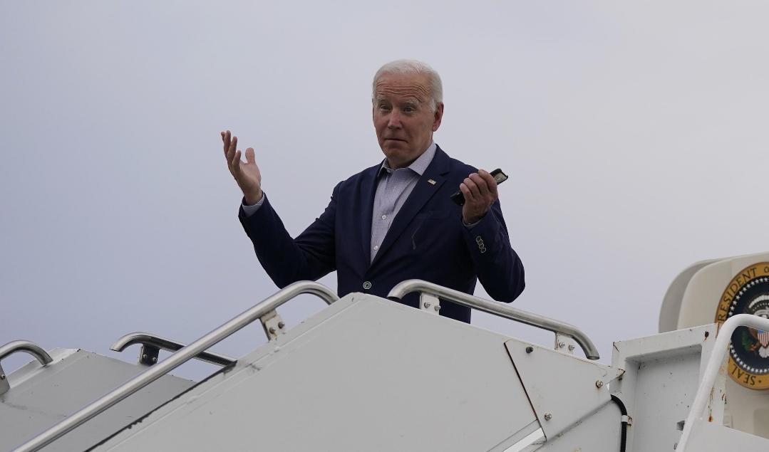 Stödet för president Joe Biden sviktar. Arkivbild. Foto: Evan Vucci/AP/TT