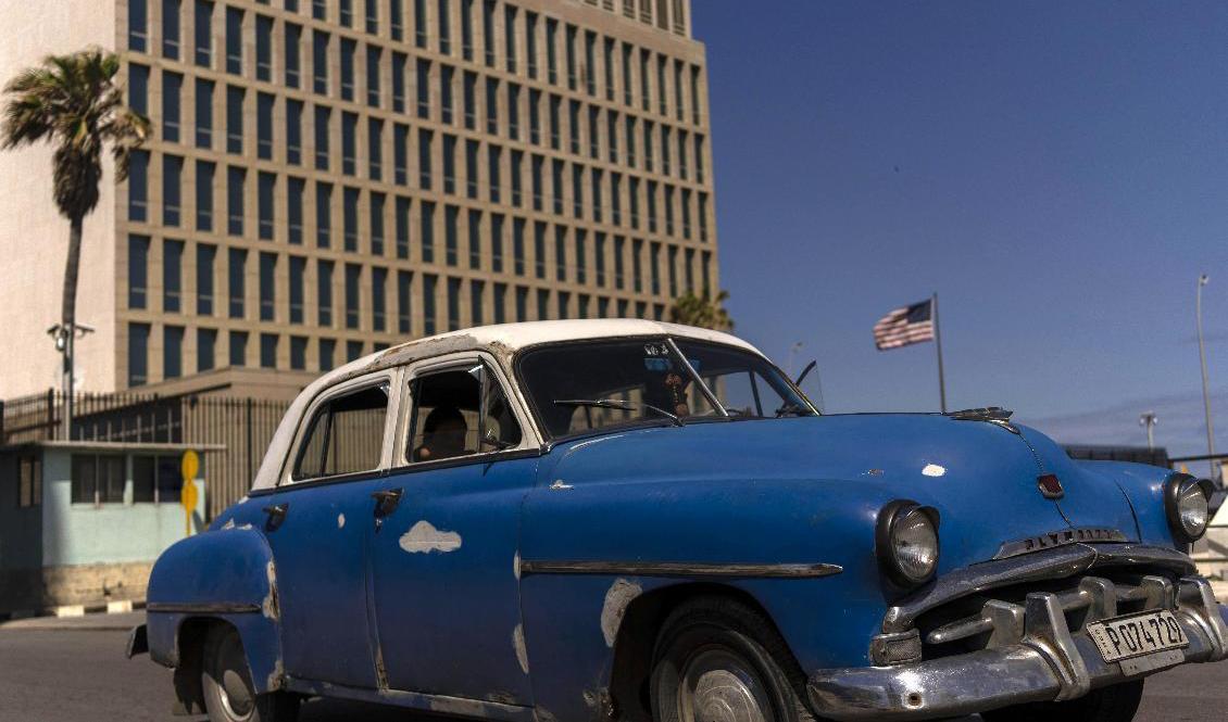 USA:s ambassad i Havanna. Arkivbild. Foto: Ramon Espinosa/AP/TT