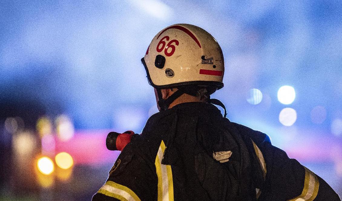 Polisen utreder en brand på en läktare i Ljungby som mordbrand. Arkivbild. Foto: Johan Nilsson/TT