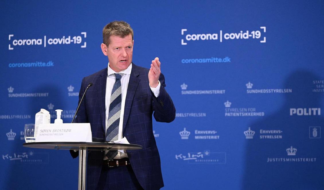 Søren Brostrøm, generaldirektör för Sundhedsstyrelsen. Foto: Philip Davali/Ritzau Scanpix/AFP via Getty Images